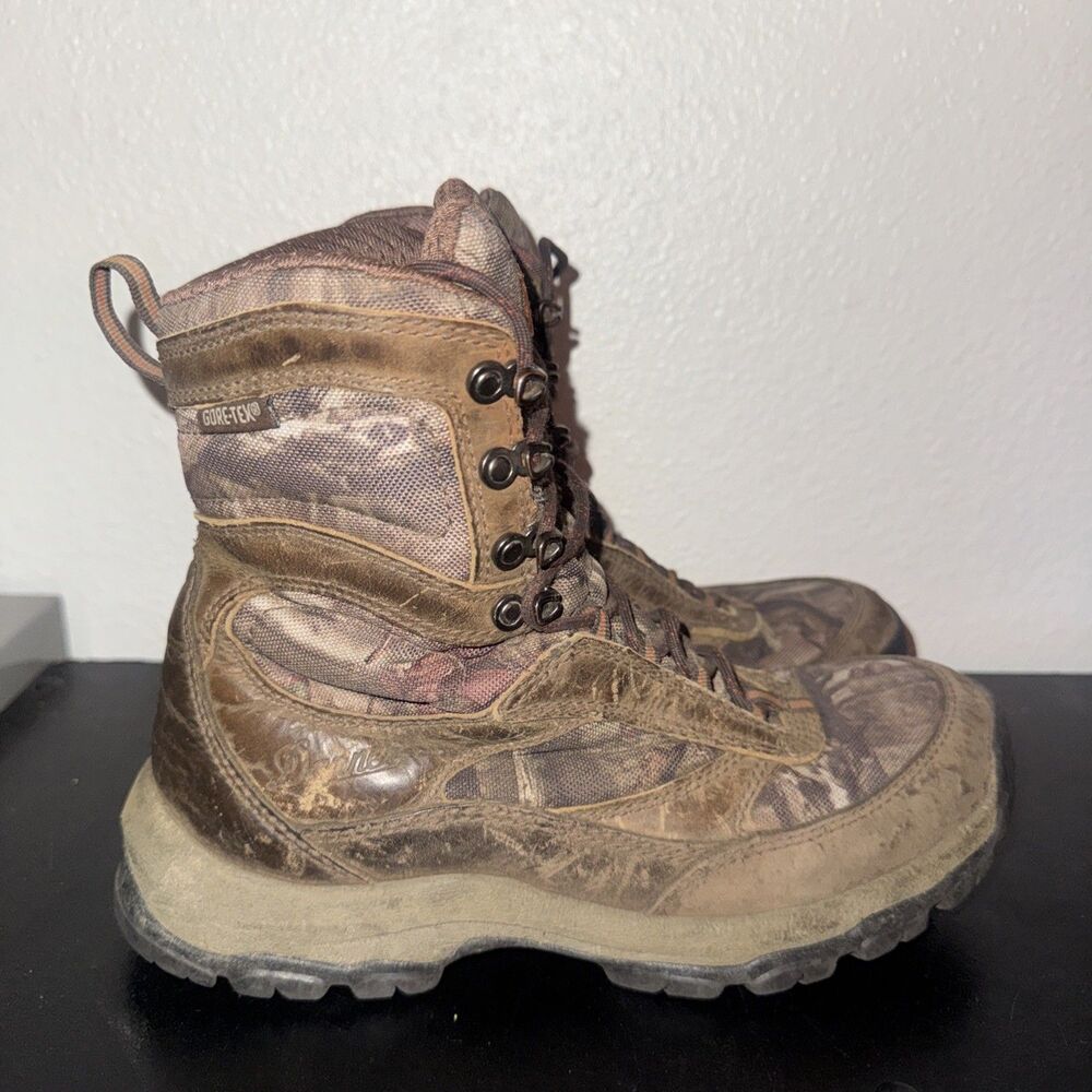 Women's DANNER 46232 High Ground 8" Camo Lace-up BOOTS SIZE 6.5 Hunting Hiking
